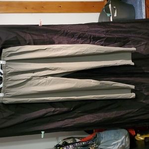 Rain pants draw strings snap bottom